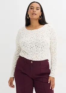 Body in pizzo soffice, bonprix