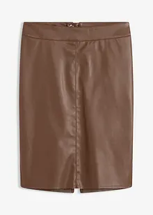 Gonna longuette in similpelle, bonprix