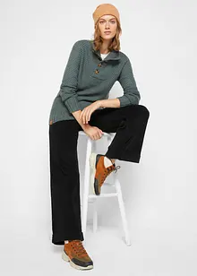 Maglione strutturato con bottoni, bonprix