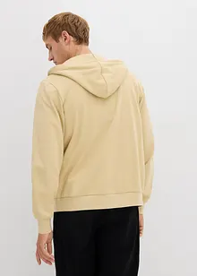 Felpa con zip e cappuccio, bonprix