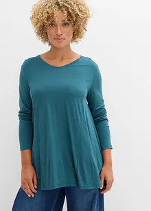 Maglia a maniche lunghe in viscosa morbida, bonprix