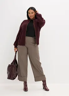 Cardigan con motivo a trecce, bonprix