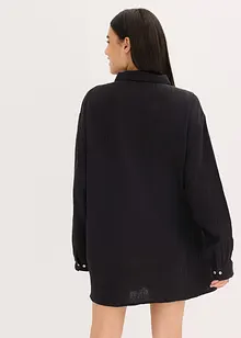 Camicia da notte loungewear oversize in mussola, bonprix