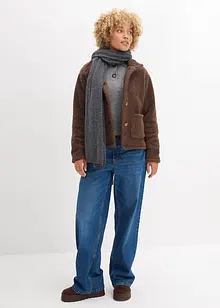 Giacca in pile teddy, bonprix