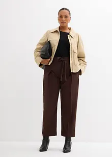 Pantaloni con piega cucita, bonprix