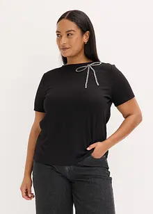 Maglia con applicazione di strass, bonprix