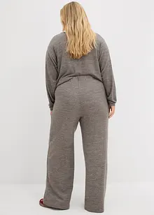 Pantaloni a palazzo in similmaglia, bonprix