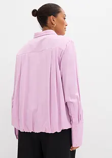 Blusa in satin di misto viscosa, bonprix