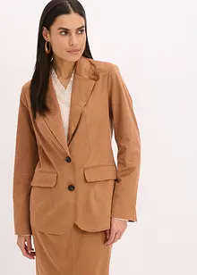 Blazer in similpelle scamosciata, bonprix