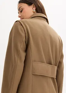 Cappotto morbido con maniche staccabili, bonprix