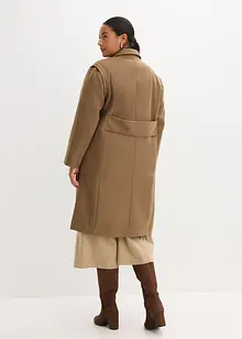 Cappotto morbido con maniche staccabili, bonprix