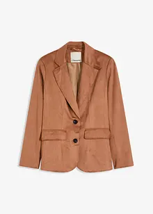 Blazer in similpelle scamosciata, bonprix