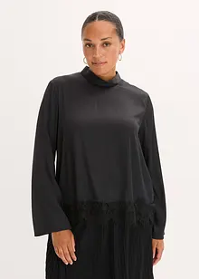 Blusa in satin fluente, bonprix