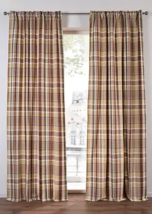 Tenda in cotone biologico a quadri (pacco da 1), bonprix