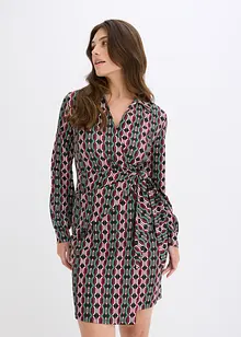 Abito a portafoglio in jersey strutturato, bonprix