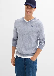 Maglione in filato fine con cotone, bonprix