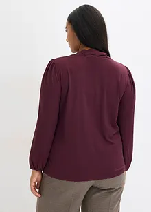 Maglia strutturata con fiocco staccabile, bonprix