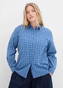 Camicia a quadri in puro cotone, bonprix