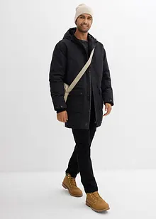 Parka invernale tecnico e impermeabile con vere piume, bonprix