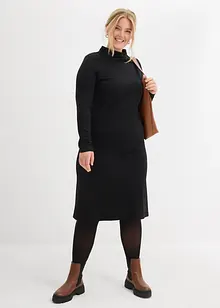 Abito in punto di Roma con colletto dritto, bonprix