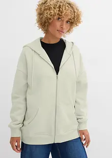 Felpa con zip e cappuccio, bonprix