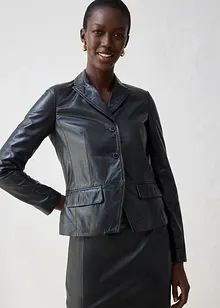 Blazer corto in nappa di agnello, bonprix