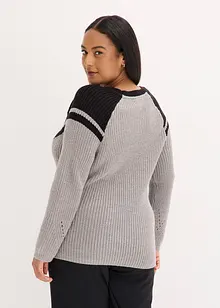 Maglione con bottoni, bonprix