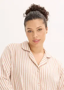 Pigiama in flanella con sacchetto, bonprix