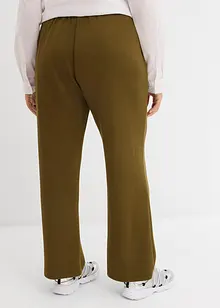 Pantaloni in felpa con viscosa, bonprix