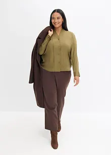 Camicia in satin fluente, bonprix