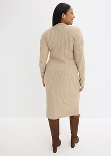 Abito in maglia misto lana, bonprix