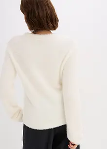 Maglione effetto peluche, bonprix