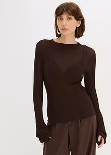 Maglia semitrasparente, bonprix