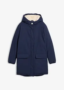 Parka invernale idrorepellente con fodera teddy, bonprix