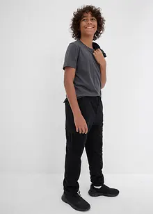 Pantaloni cargo in pile, regular fit, bonprix