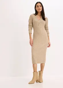 Abito in maglia misto lana, bonprix