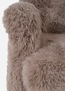 Poltrona rivestita in ecopelliccia, bonprix