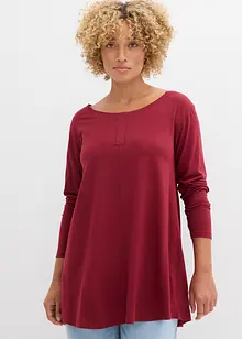 Maglia a maniche lunghe in misto cotone e viscosa, bonprix