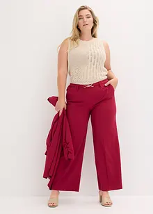 Pantaloni larghi con cintura decorativa, bonprix