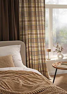 Tenda in cotone biologico a quadri (pacco da 1), bonprix