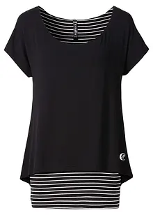 Maglia lunga in morbido misto viscosa, bonprix