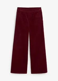 Pantaloni in velluto a coste con cinta comoda, vita alta, bonprix
