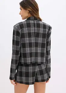 Blazer corto con bottone gioiello, bonprix