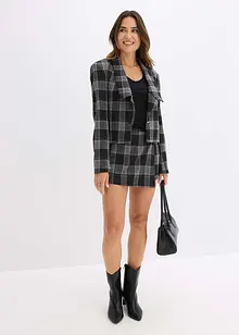 Blazer corto con bottone gioiello, bonprix