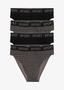 Slip con cotone morbido (pacco da 4), bonprix