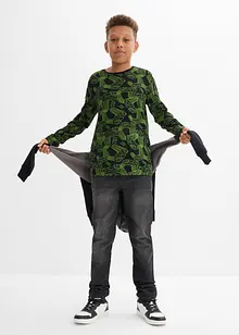 Maglia a maniche lunghe con cotone biologico morbido (pacco da 3), bonprix