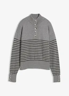 Maglione con bottoni, bonprix