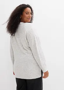 Maglione lungo oversize con spacchi ai lati, bonprix