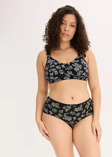 Culotte a vita alta con cotone biologico (pacco da 4), bonprix