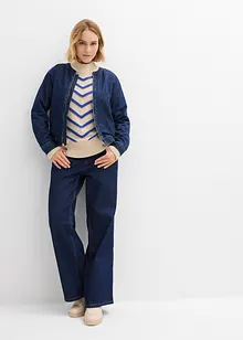 Maglione con motivo a righe strutturato, bonprix